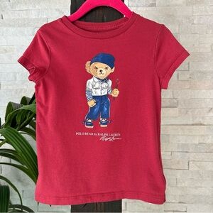 Polo Ralph Lauren Polo Painting Artist Bear Tee Size 4 Girls